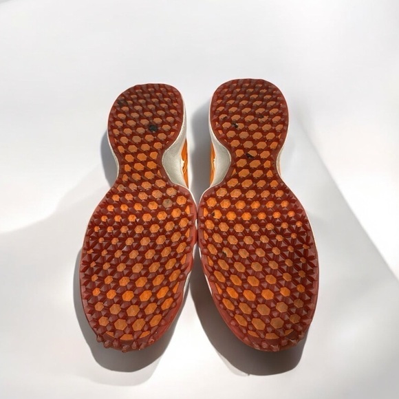 Adidas Orange Field Hockey Turf Shoes LUX size M7 W8 - Picture 2 of 8